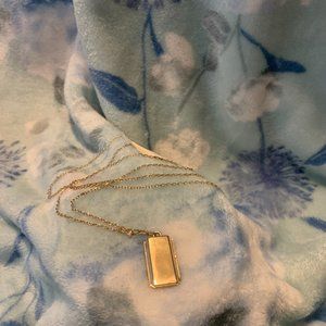 NEW Gold Colored Bar Necklace